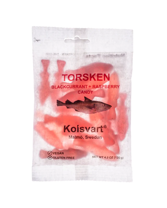 Raspberry and Blackcurrant Swedish Fish