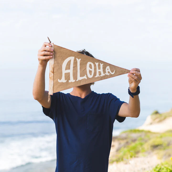 Aloha Flag - Tan