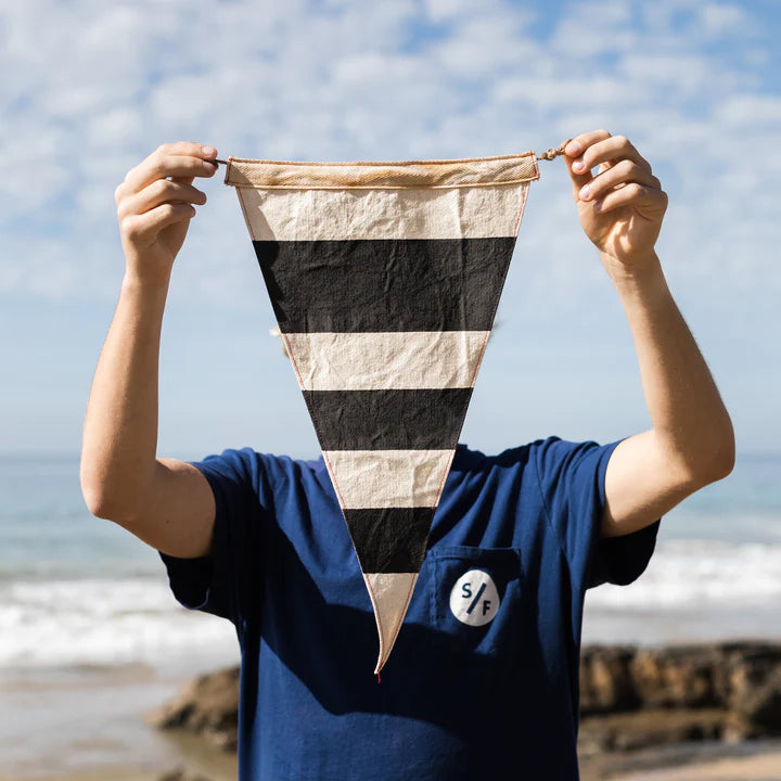 Navy Check Flag