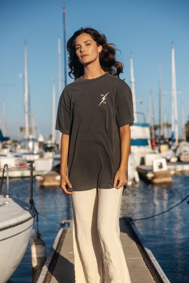 VYC Bolt Tee - Faded Black