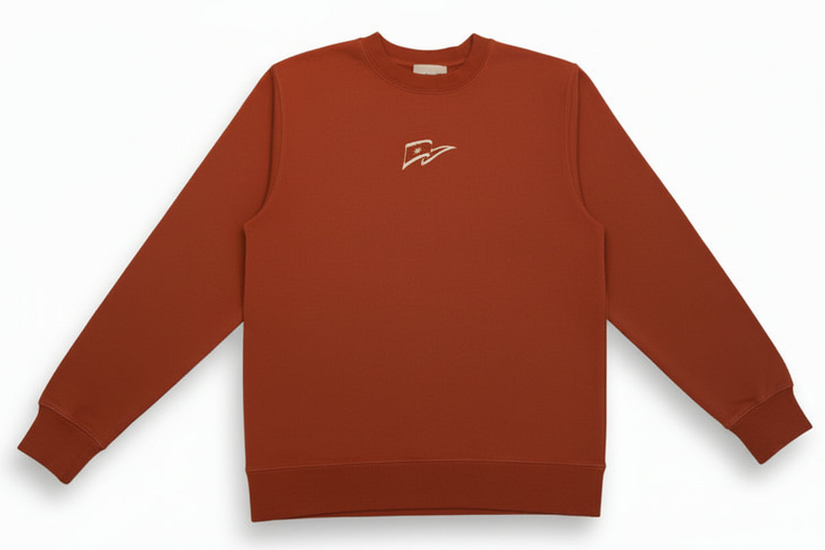 VYC Burgee Crewneck - Amber