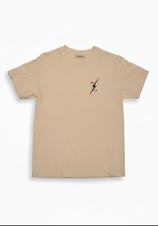 VYC Bolt Tee - Faded Cream
