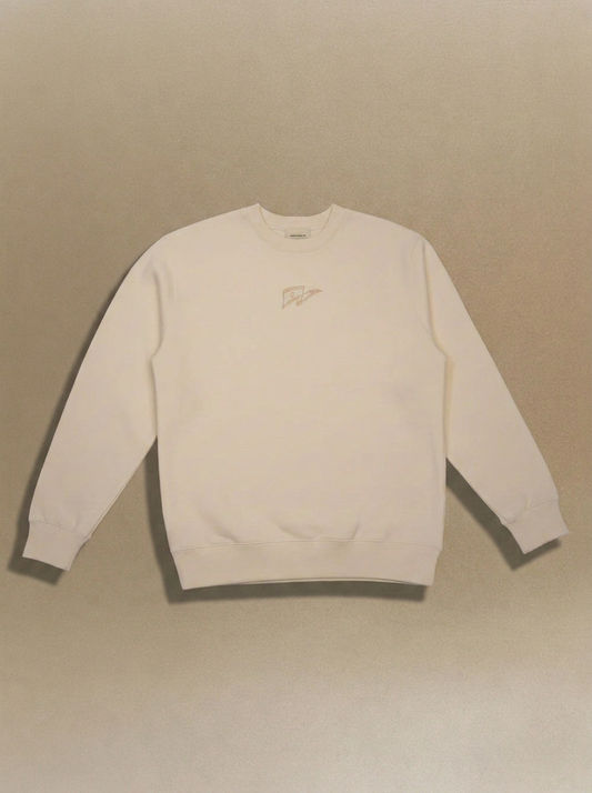 VYC Burgee Crewneck - Faded Cream