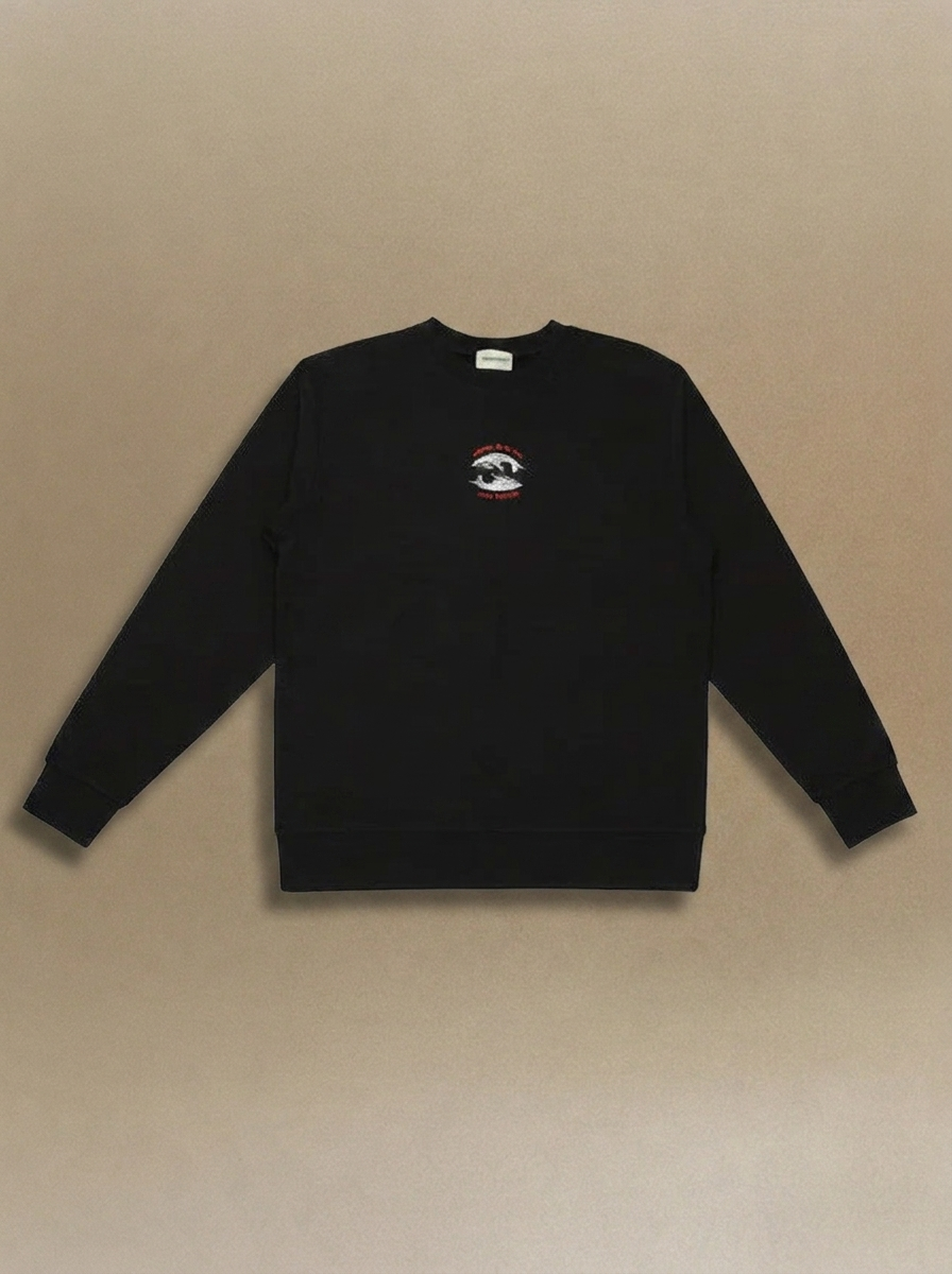 VYC Whale Crewneck - Black