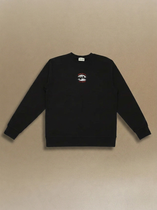 VYC Whale Crewneck - Black