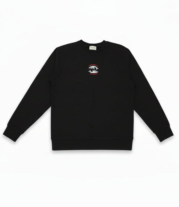 VYC Whale Crewneck - Black