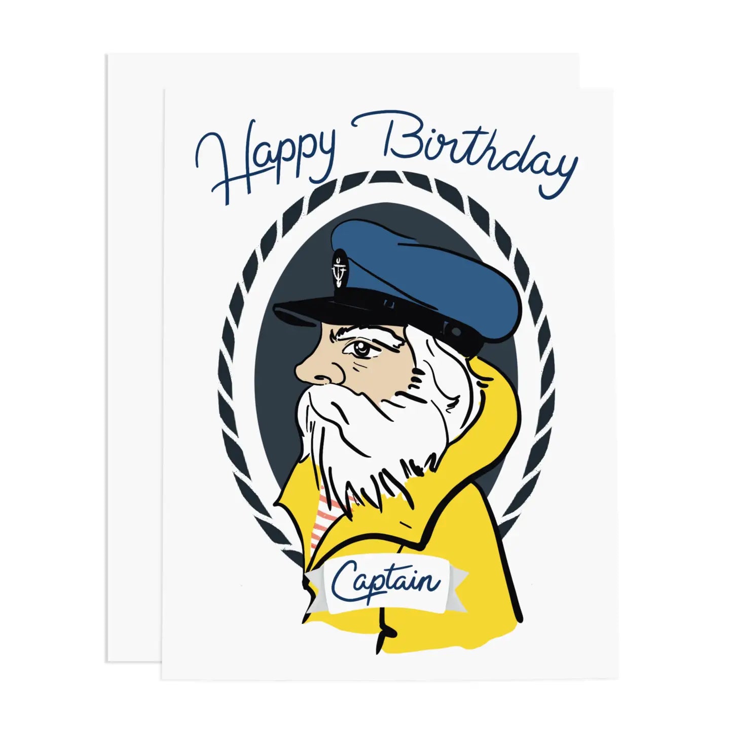 Happy Birthday Captain Greeting Card