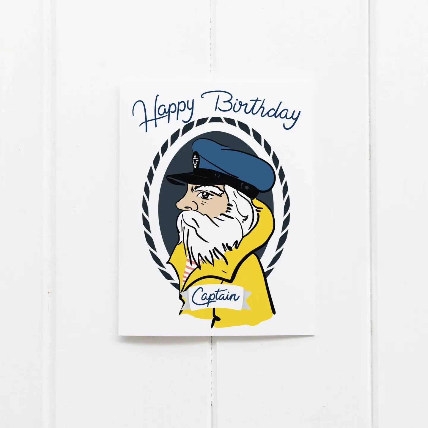 Happy Birthday Captain Greeting Card