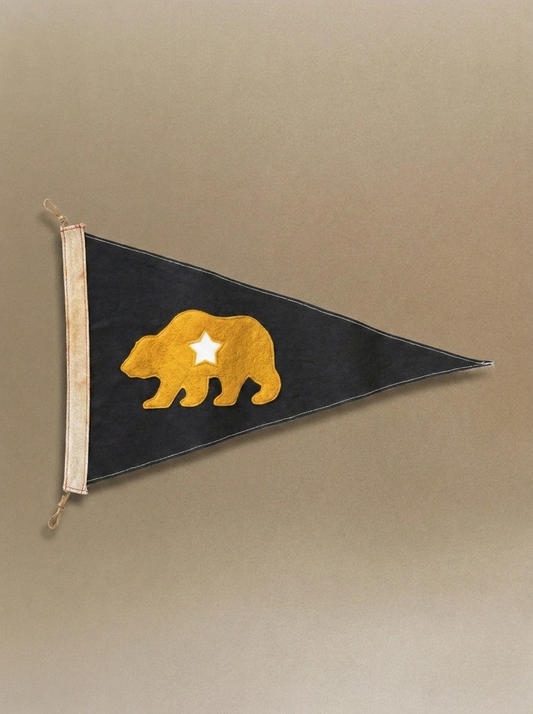 CA Bear Flag - Gold