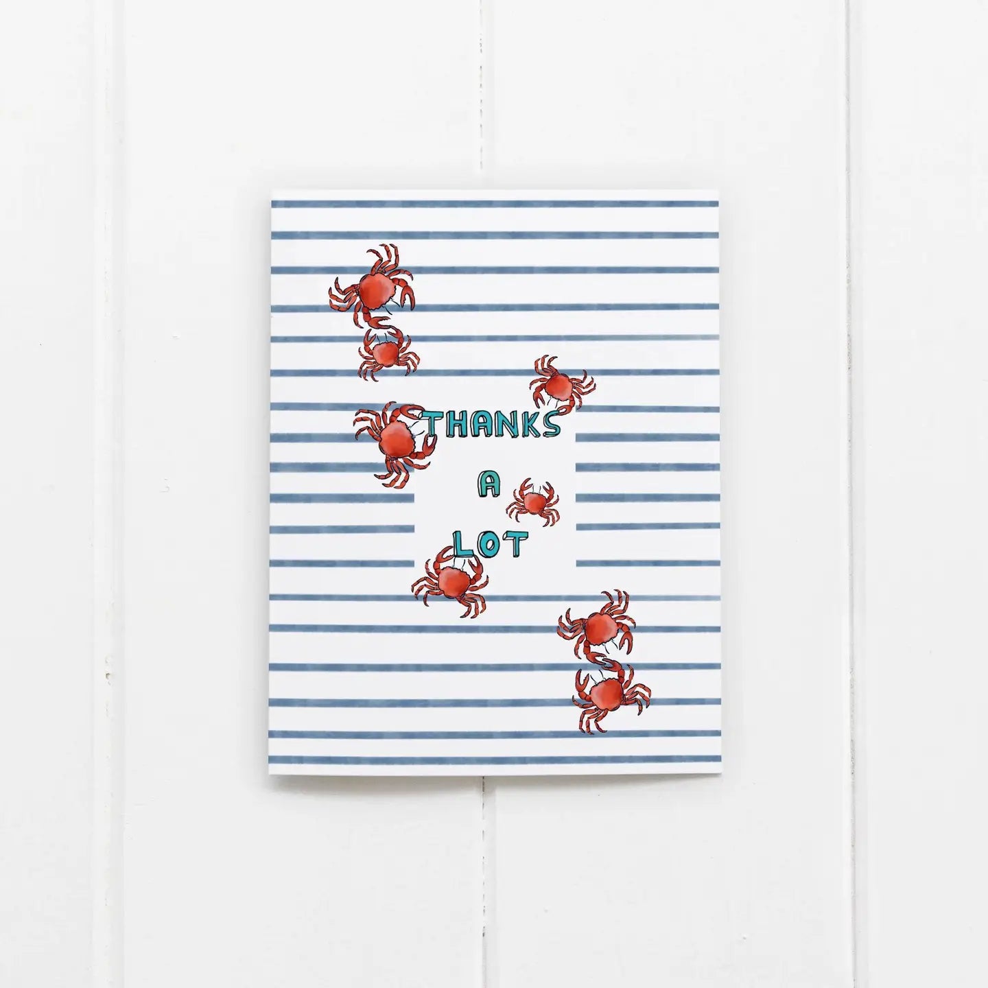 Thanks A Lot Crabs Greeting Card