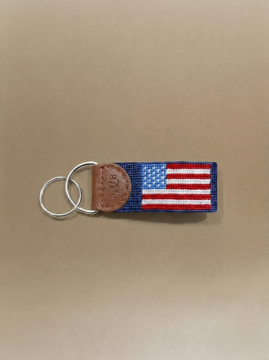 American Flag Key Fob (Classic Navy)