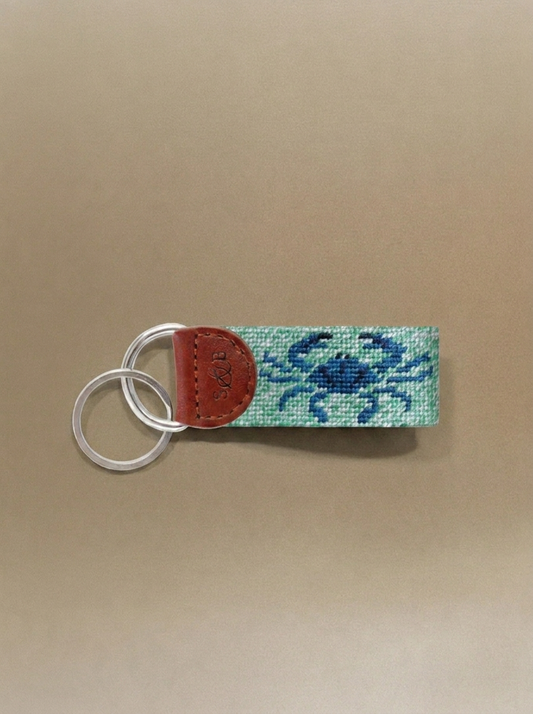 Blue Crab Key Fob