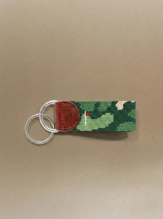 Golfer's Camo Key Fob