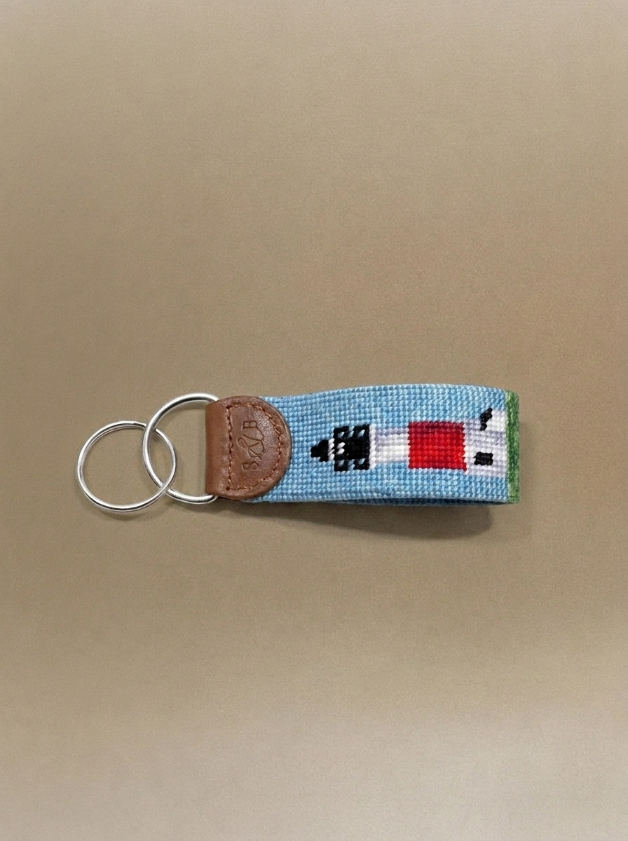 Lighthouse Scene Key Fob