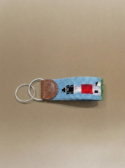 Lighthouse Scene Key Fob