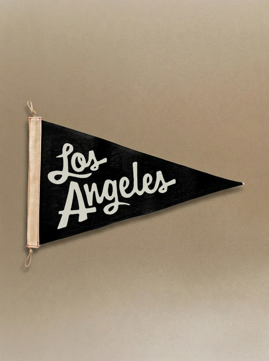 Los Angeles Flag - Off-White and Black