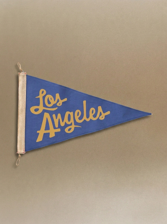 Los Angeles Flag - Golden Yellow and Royal