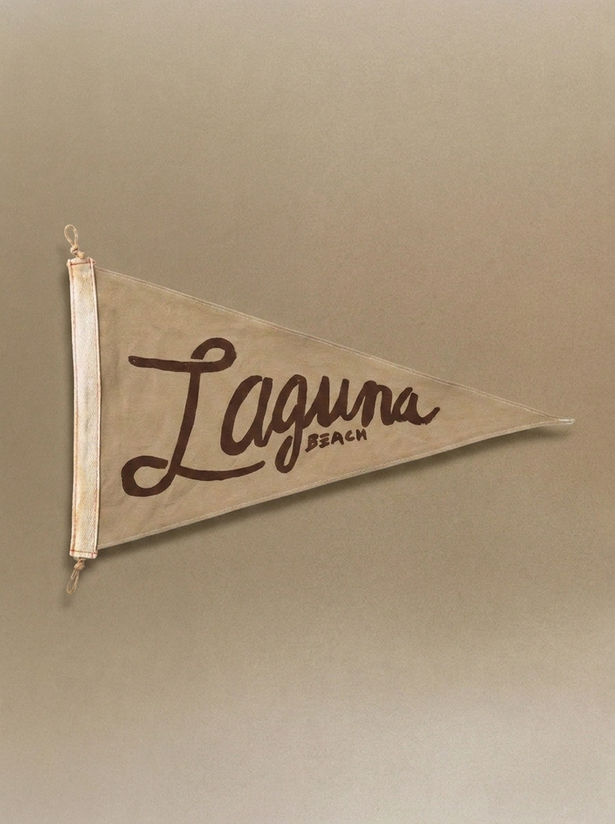 Laguna Beach Flag - Tan