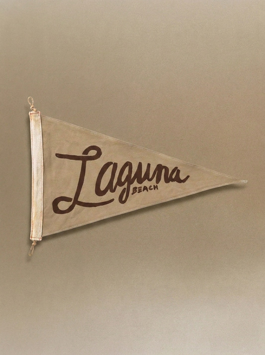 Laguna Beach Flag - Tan