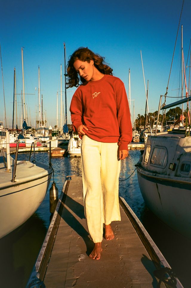 VYC Burgee Crewneck - Amber